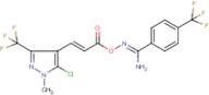 N'-({3-[5-Chloro-1-methyl-3-(trifluoromethyl)-1H-pyrazol-4-yl]allanoyl}oxy)-4-(trifluoromethyl)b...