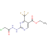 ethyl 2-[2-(2-chloroacetyl)hydrazino]-4-(trifluoromethyl)-5-pyrimidinecarboxylate