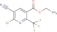Ethyl 6-chloro-5-cyano-2-(trifluoromethyl)nicotinate