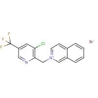 2-{[3-chloro-5-(trifluoromethyl)pyridin-2-yl]methyl}isoquinolinium bromide