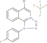 6-bromo-1-(4-fluorophenyl)-1H-[1,2,3,4]tetraazolo[5,1-a]isoquinolin-4-ium tetrafluoroborate