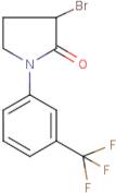 3-Bromo-1-[3-(trifluoromethyl)phenyl]pyrrolidin-2-one