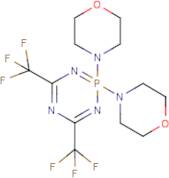 4-[2-morpholino-4,6-di(trifluoromethyl)-1,3,5,2lambda~5~-triazaphosphinin-2-yl]morpholine