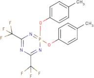 2,2-di(4-methylphenoxy)-4,6-di(trifluoromethyl)-1,3,5,2λ~5~-triazaphosphinine