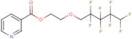 2-[(2,2,3,3,4,4,5,5-octafluoropentyl)oxy]ethyl nicotinate