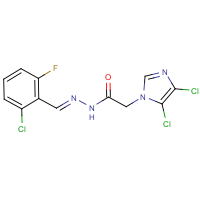 N'1-(2-chloro-6-fluorobenzylidene)-2-(4,5-dichloro-1H-imidazol-1-yl)ethanohydrazide