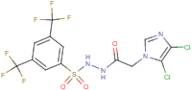 N'1-[2-(4,5-dichloro-1H-imidazol-1-yl)acetyl]-3,5-di(trifluoromethyl)benzene-1-sulphonohydrazide