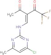 3-{[(4-chloro-6-methylpyrimidin-2-yl)amino]methylene}-1,1,1-trifluoropentane-2,4-dione