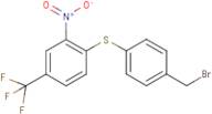 1-{[4-(Bromomethyl)phenyl]thio}-2-nitro-4-(trifluoromethyl)benzene