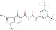 N-[(4-Chloro-1,3-dimethyl-1H-pyrazolo[3,4-b]pyridin-5-yl)carbonyl]-N'-[3,5-di(trifluoromethyl)ph...