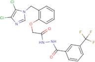 N'1-[3-(Trifluoromethyl)benzoyl]-2-{2-[(4,5-dichloro-1H-imidazol-1-yl)methyl]phenoxy}ethanohydra...