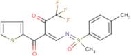 4,4,4-trifluoro-2-({[1-methyl-1-(4-methylphenyl)-1-oxo-λ~6~-sulphanylidene]amino}methylidene)-1