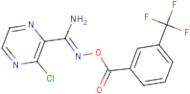 O2-[3-(trifluoromethyl)benzoyl]-3-chloropyrazine-2-carbohydroximamide