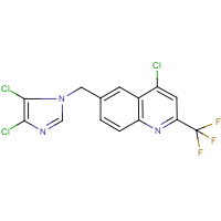 4-chloro-6-[(4,5-dichloro-1H-imidazol-1-yl)methyl]-2-(trifluoromethyl)quinoline