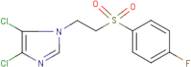 4,5-dichloro-1-{2-[(4-fluorophenyl)sulphonyl]ethyl}-1H-imidazole