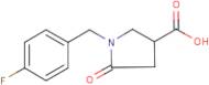 1-(4-fluorobenzyl)-5-oxo-3-pyrrolidinecarboxylic acid