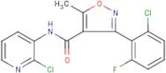 3-(2-Chloro-6-fluorophenyl)-N-(2-chloro-3-pyridinyl)-5-methyl-4-isoxazolecarboxamide