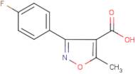 3-(4-Fluorophenyl)-5-methylisoxazole-4-carboxylic acid
