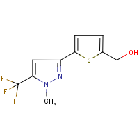 {5-[1-Methyl-5-(trifluoromethyl)-1H-pyrazol-3-yl]-2-thienyl}methanol