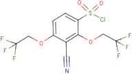 3-cyano-2,4-bis(2,2,2-trifluoroethoxy)benzenesulphonyl chloride