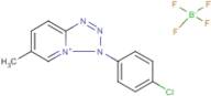 3-(4-chlorophenyl)-6-methyl-3H-[1,2,3,4]tetraazolo[1,5-a]pyridin-4-ium tetrafluoroborate