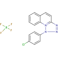 1-(4-chlorophenyl)-1H-[1,2,3,4]tetraazolo[1,5-a]quinolin-10-ium tetrafluoroborate