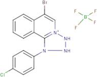 6-Bromo-1-(4-chlorophenyl)-1,2,3,4-tetrazolo[4,5-b]isoquinolinium tetrafluoroborate