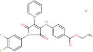 1-{1-(3,4-Difluorophenyl)-4-[4-(ethoxycarbonyl)anilino]-2,5-dioxo-2,5-dihydro-1H-pyrrol-3-yl}pyrid…