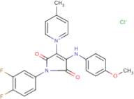 1-[1-(3,4-difluorophenyl)-4-(4-methoxyanilino)-2,5-dioxo-2,5-dihydro-1H-pyrrol-3-yl]-4-methylpyridin