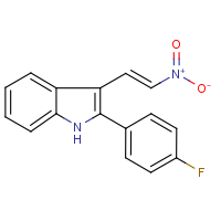 2-(4-fluorophenyl)-3-(2-nitrovinyl)-1H-indole