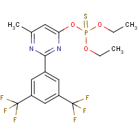 O-{2-[3,5-Bis(trifluoromethyl)phenyl]-6-methylpyrimidin-4-yl} O,O-diethyl phosphothioate