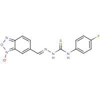 6-{2-[(4-fluoroanilino)carbothioyl]carbohydrazonoyl}-2,1,3-benzoxadiazol-1-ium-1-olate