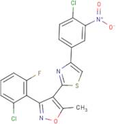 3-(2-chloro-6-fluorophenyl)-4-[4-(4-chloro-3-nitrophenyl)-1,3-thiazol-2-yl]-5-methylisoxazole