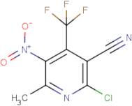 2-chloro-6-methyl-5-nitro-4-(trifluoromethyl)nicotinonitrile