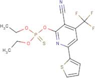 2-[(diethoxyphosphorothioyl)oxy]-6-(2-thienyl)-4-(trifluoromethyl)nicotinonitrile