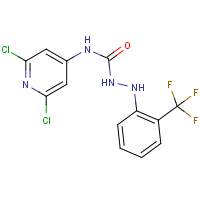 N1-(2,6-dichloro-4-pyridyl)-2-[2-(trifluoromethyl)phenyl]hydrazine-1-carboxamide