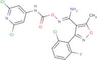 3-(2-chloro-6-fluorophenyl)-N'-({[(2,6-dichloropyridin-4-yl)amino]carbonyl}oxy)-5-methylisoxazole-…