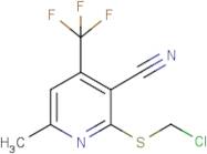 2-[(chloromethyl)thio]-6-methyl-4-(trifluoromethyl)nicotinonitrile