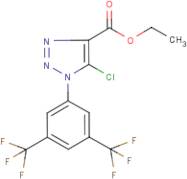 ethyl 5-chloro-1-[3,5-di(trifluoromethyl)phenyl]-1H-1,2,3-triazole-4-carboxylate