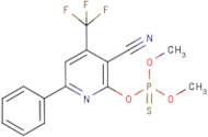 2-[(dimethoxyphosphorothioyl)oxy]-6-phenyl-4-(trifluoromethyl)nicotinonitrile