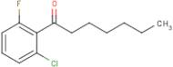 1-(2-chloro-6-fluorophenyl)heptan-1-one