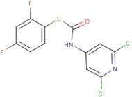 2,4-difluorophenyl [(2,6-dichloro-4-pyridyl)amino]methanethioate