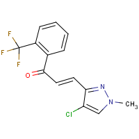 3-(4-chloro-1-methyl-1H-pyrazol-3-yl)-1-[2-(trifluoromethyl)phenyl]prop-2-en-1-one