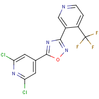 5-(2,6-dichloro-4-pyridyl)-3-[4-(trifluoromethyl)-3-pyridyl]-1,2,4-oxadiazole