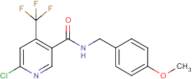 6-Chloro-N-(4-methoxybenzyl)-4-(trifluoromethyl)nicotinamide