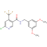 6-Chloro-N-(3,5-dimethoxybenzyl)-4-(trifluoromethyl)nicotinamide