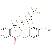 N1-(4-methoxybenzyl)-2-(1,1,2,2,3,3,4,4,5,5,6,6,6-tridecafluorohexyl)benzamide