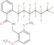 N-(2,6-dimethoxybenzyl)-2-(1,1,2,2,3,3,4,4,5,5,6,6,6-tridecafluorohexyl)benzamide