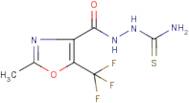 2-{[2-methyl-5-(trifluoromethyl)-1,3-oxazol-4-yl]carbonyl}hydrazine-1-carbothioamide