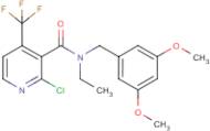 2-chloro-N-(3,5-dimethoxybenzyl)-N-ethyl-4-(trifluoromethyl)nicotinamide